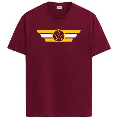 Adro Tshirt For Men | Printed T Shirt For Men | 100% Cotton T-Shirt |Printed T Shirt | T-Shirts | Rn24-Cap-Mr-L Maroon