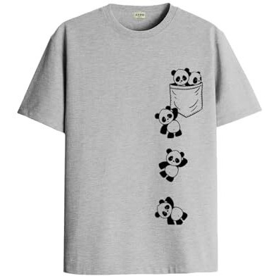 Adro Tshirt For Men | Printed T Shirt For Men | 100% Cotton T-Shirt |Printed T Shirt | T-Shirts | Rn24-Poc-Gr-2Xl Grey