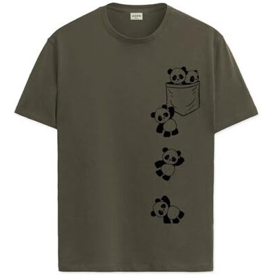 Adro Men's Solid Regular Fit T-Shirt (Rn24-Poc-Ol_Olive