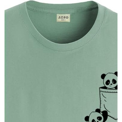Adro Regular Fit Tshirt For Men | Printed T Shirt For Men | 100% Cotton T-Shirt |Printed T Shirt | T-Shirts | Rn24-Poc-Pt-M Pista