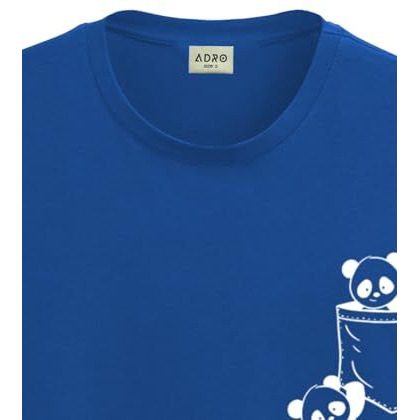 Adro Tshirt For Men | Printed T Shirt For Men | 100% Cotton T-Shirt |Printed T Shirt | T-Shirts | Rn24-Poc-Rb-L Royal Blue