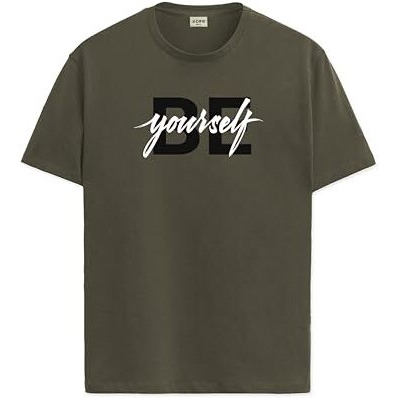 Adro Men's Solid Regular Fit T-Shirt (Rn24-Byo-Ol_Olive