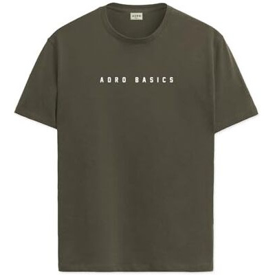 Adro Men's Solid Regular Fit T-Shirt (Rn24-Ar2-Ol_Olive