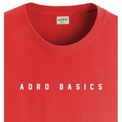 Adro Tshirt For Men | Printed T Shirt For Men | 100% Cotton T-Shirt |Printed T Shirt | T-Shirts | Rn24-Ar2-Rd-Xl Red