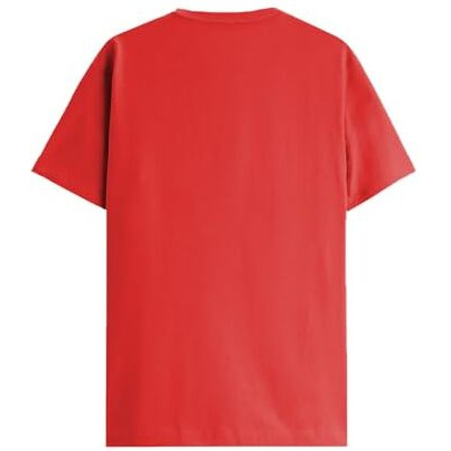 Adro Men's Solid Regular Fit T-Shirt (Rn24-Frl-Rd_Red