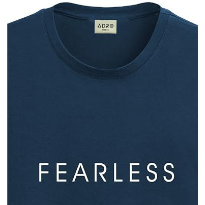 Adro Men's Solid Regular Fit T-Shirt (Rn24-Frl-Sb_Teal