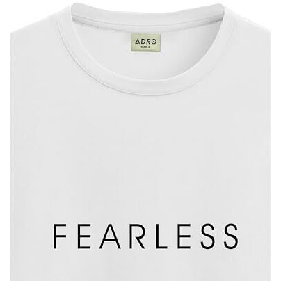 Adro Men's Solid Regular Fit T-Shirt (Rn24-Frl-Wh_White