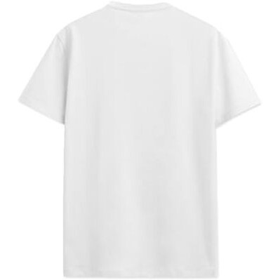 Adro Men's Solid Regular Fit T-Shirt (Rn24-Frl-Wh_White