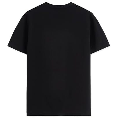 Adro Men's Solid Regular Fit T-Shirt (Rn24-Bul-Bl_Black