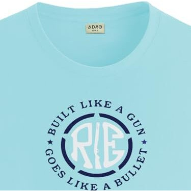 Adro Men's Solid Regular Fit T-Shirt (Rn24-Bul-Mi_Mint