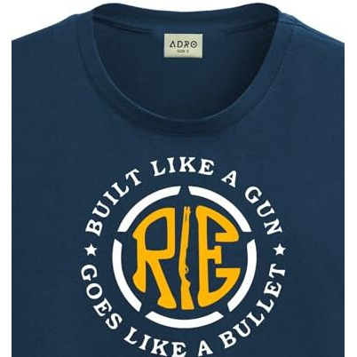 Adro Tshirt For Men | Printed T Shirt For Men | 100% Cotton T-Shirt |Printed T Shirt | T-Shirts | Rn24-Bul-Sb-S Teal