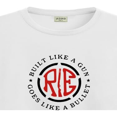 Adro Men's Solid Regular Fit T-Shirt (Rn24-Bul-Wh_White