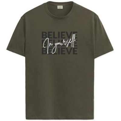 Adro Men's Solid Regular Fit T-Shirt (Rn24-Inv-Ol_Olive