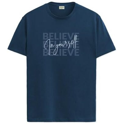 Adro Tshirt For Men | Printed T Shirt For Men | 100% Cotton T-Shirt |Printed T Shirt | T-Shirts | Rn24-Inv-Sb-2Xl Teal