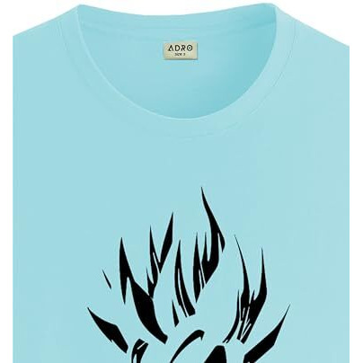Adro Men's Solid Regular Fit T-Shirt (Rn24-Gok-Mi_Mint