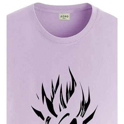 Adro Tshirt For Men | Printed T Shirt For Men | 100% Cotton T-Shirt |Printed T Shirt | T-Shirts | Rn24-Gok-Pu-2Xl Purple