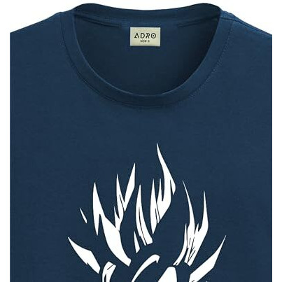 Adro Men's Solid Regular Fit T-Shirt (Rn24-Gok-Sb_Teal