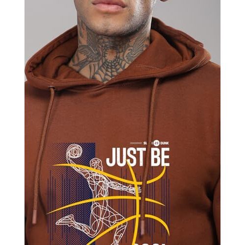 Adro Basketball Design Hoodie For Men, 320 Gsm Soft Cotton Hoodies, Long Lasting Printed Hoodie | Mens Hoodies | Sweatshirt For Men|H24-Bcl-Br-Xl
