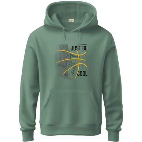 Adro Regular Hoodies For Men|Printed Hoodie For Men|Cotton Hoodie|Mens Hoodies|Sweatshirt For Men|Hooded Hoodie|H24-Bcl-Pt-M (Pista)