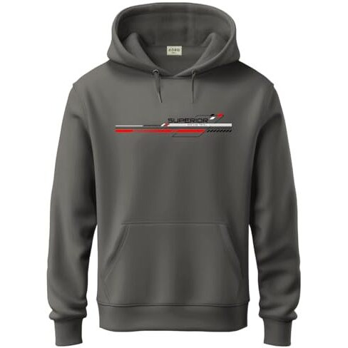 Adro Hoodies For Men, 320 Gsm Soft Cotton Hoodie Fabric, Long Lasting Printed Hoodie For Winter | Mens Hoodies | Sweatshirt For Men|H24-Rac-Sg-2Xl Steel Grey