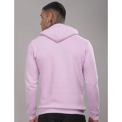 Adro Anime Hoodies For Men, 320 Gsm Soft Cotton Hoodie, Long Lasting Anime Printed Hoodie For Winter | Mens Hoodies | Sweatshirt For Men|H24-Dream-Pu-S Lavender