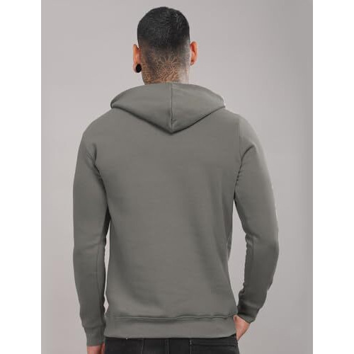Adro Anime Hoodies For Men, 320 Gsm Soft Cotton Hoodie, Long Lasting Anime Printed Hoodie For Winter | Mens Hoodies | Sweatshirt For Men|H24-Dream-Sg-L Steel Grey