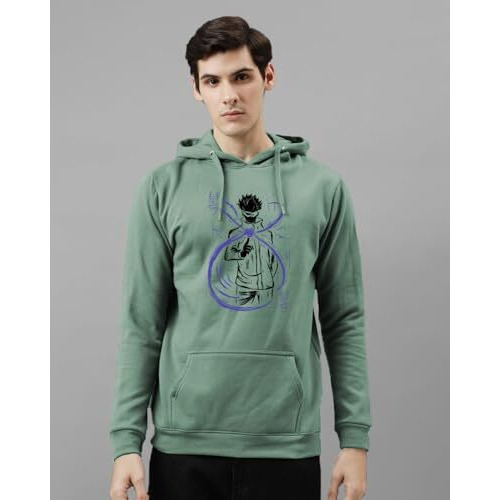 Adro Hoodies For Men | Printed Hoodie For Men | Cotton Hoodie | Luffy Hoodie Gear 5 | Sweatshirt For Men | Anime Hoodie | H24-Ani-Pt-2Xl