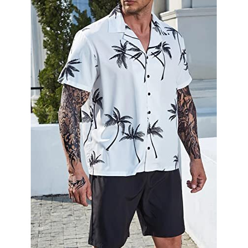 Dhruvi Trendz Mens Rayon Men's Casual Shirt Regular Fit Western (Dt-Ms-6071_White_Xl)