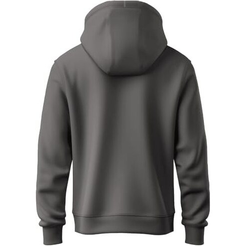 Adro Hoodies For Men | Printed Regular Fit Hoodie For Men | Cotton Hoodie | Mens Hoodies | Sweatshirt For Men | Hooded Hoodie|H24-Adro-Sg-Large Steel Grey