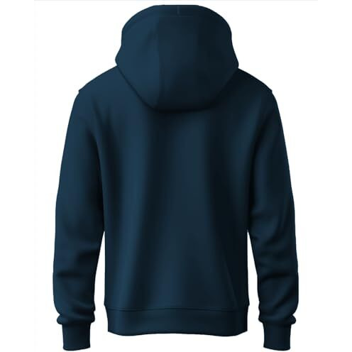 Adro Men's Cotton Neck Hooded Sweatshirt (H24-Ruth-Sb-2Xl_Teal)