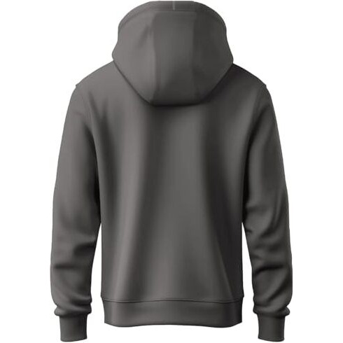 Adro Hoodies For Men | Printed Regular Fit Hoodie For Men | Cotton Hoodie | Mens Hoodies | Sweatshirt For Men | Hooded Hoodie|H24-Pln-Sg-M Steel Grey (Medium)
