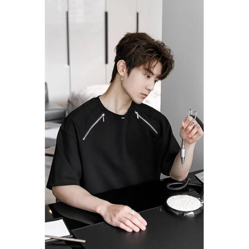 Leriya Fashion Regular Fit Men T-Shirt (Lf-Mt-1142_Black