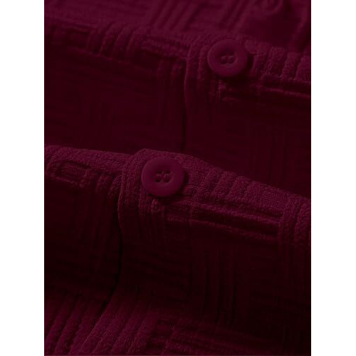 Leriya Fashion Men's Solid Regular Fit Shirt (Lf-Ms-6246_Maroon