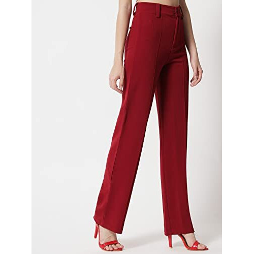 Kotty Women Regular Fit Multicolor Viscose Rayon Trousers