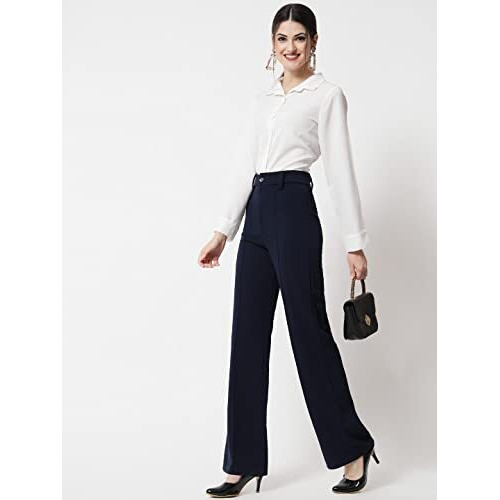 Kotty Women Regular Fit Multicolor Viscose Rayon Trousers