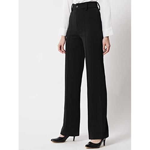 Kotty Pack Of 2 Women Regular Fit Viscose Rayon Trousers