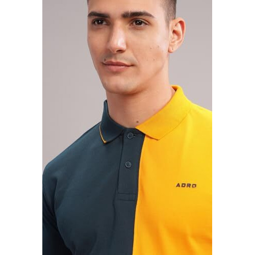 Adro Regular Fit Polo Tshirt In 100% Cotton Multi Color Polo Also In Plus Size_Pn24-L1-Sbmuwh-S