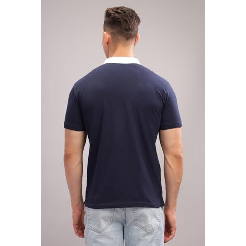 Adro Regular Fit Polo Tshirt In 100% Cotton Multi Color Polo Also In Plus Size_Pn24-L1-Nbwhaq-M
