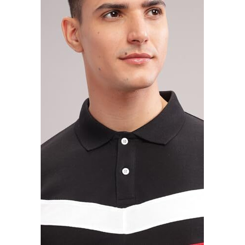Adro Regular Fit Polo Tshirt In 100% Cotton Multi Color Polo Also In Plus Size_Pn24-L1-Blwhrd-2Xl