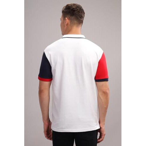 Adro Regular Fit Polo Tshirt In 100% Cotton Multi Color Polo Also In Plus Size_Pn24-L1-Rdwhnb-S