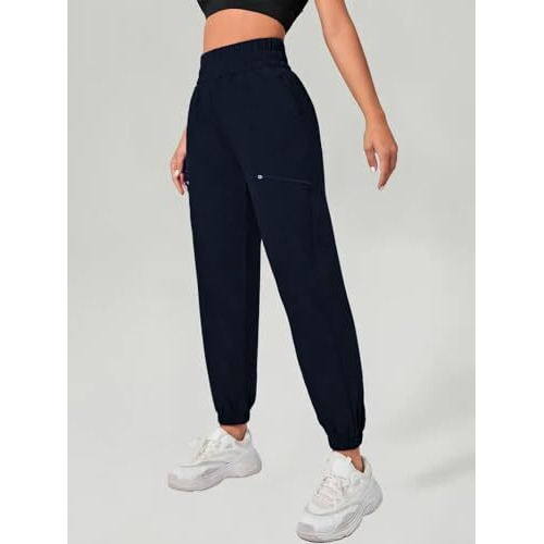 Leriya Fashion High Waist Trouser For Women | Summer Track Pants | Korean Trousers | Joggers Pants (X-Large, Blue)