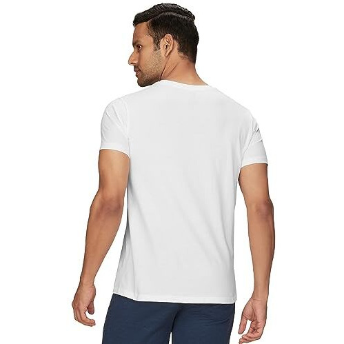 Xyxx Men's Solid Regular Fit T-Shirt (Xy_Cr15_Tshirt_2_Pitch Black+Polar White
