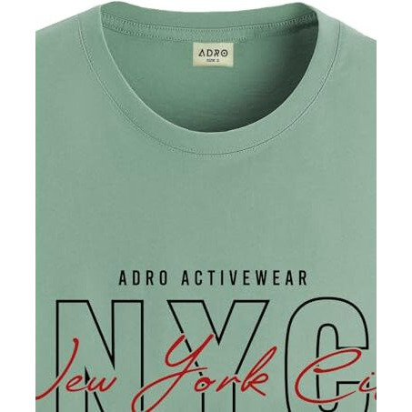 Adro Mens Nyc Cotton T-Shirt (Rn22-03-Nyc-Pt_Pista_L)