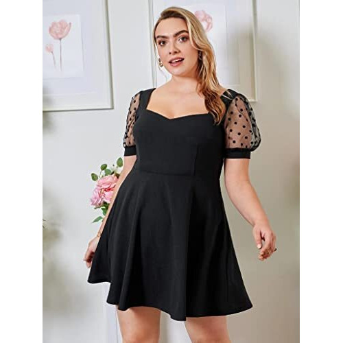 Leriya Fashion One Piece Dress For Women| Midi Dress For Women| Birthday Dress For Women (Medium, Black)
