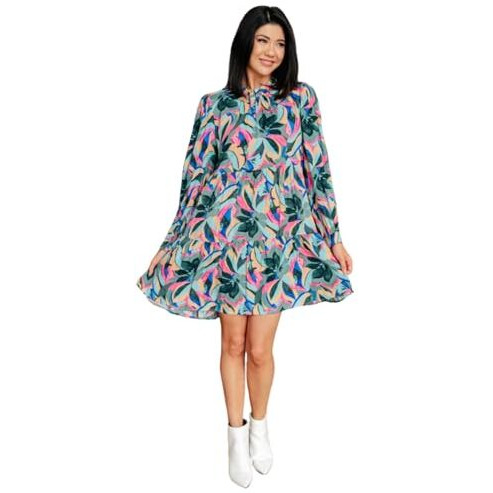Om Sai Latest Creation Dress For Women | One Piece Dress For Women | Beach Dress For Women | Western Dress (Small, Multicolor)