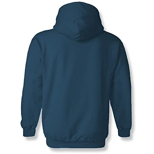Adro Men's Cotton Neck Hooded Sweatshirt (H21-M-Gok-Sb_Teal_M)
