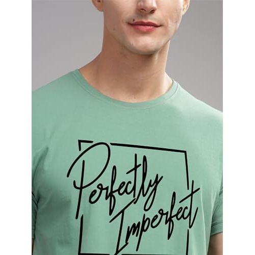 Adro Mens Printed T Shirt - Premium Cotton Graphic Printed Tshirt - Pista T-Shirt - Rn24-Fect-Pt-M