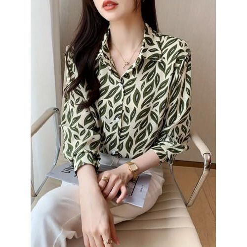 Leriya Fashion Solid Regular Fit Shirt For Women (Lf-W2199_Green-01