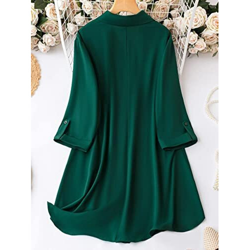 Leriya Fashion Rayon Women Above The Knee Western Dress (Lf-Wd1099&Wd1143_Green&Orange