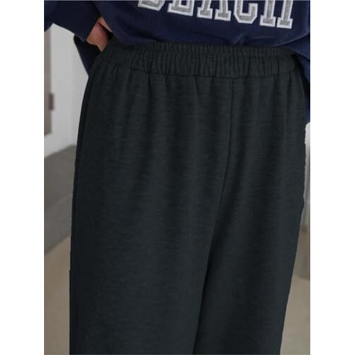 Kotty Women's Stylish Leg Perfect For Workouts And Relaxation Flowtrack Pants(Black,26)